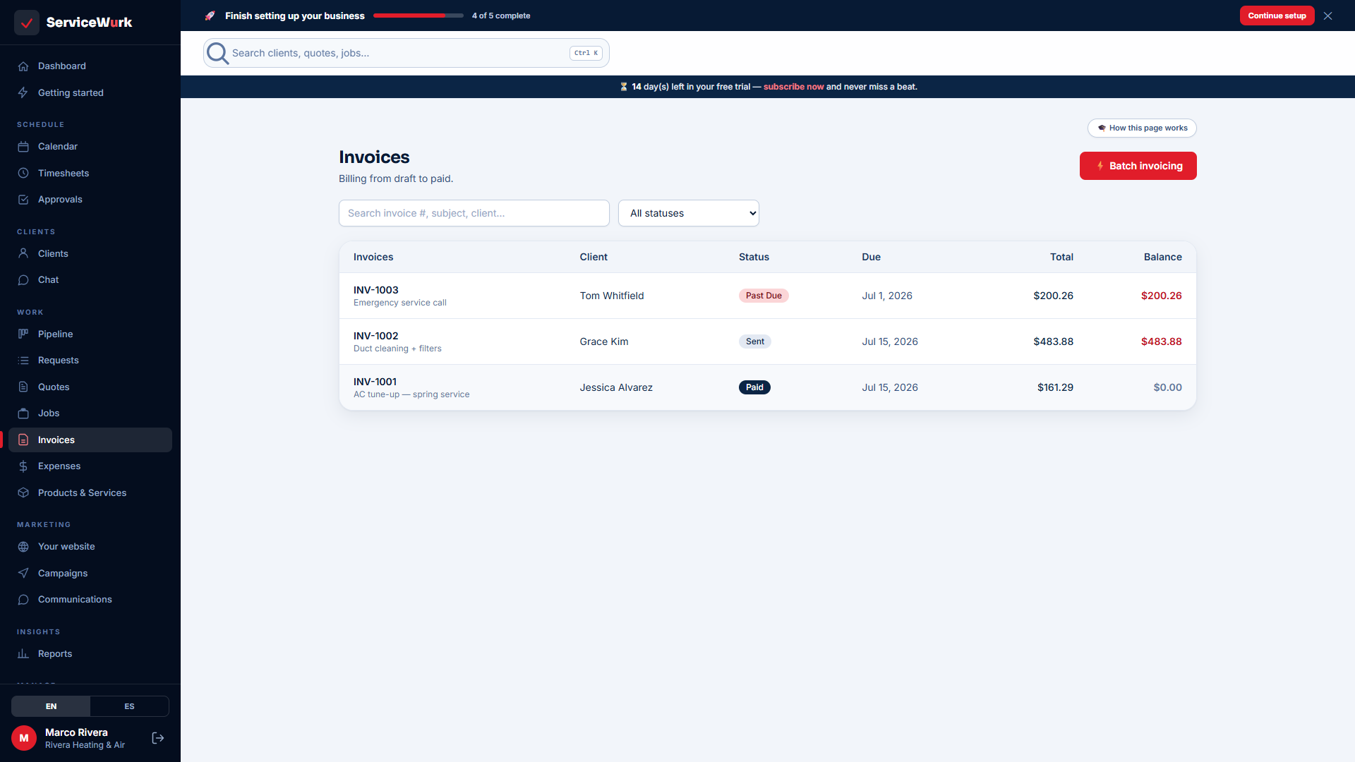 Invoices