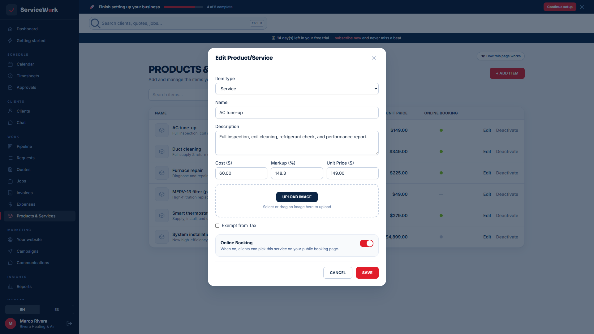 Products & services